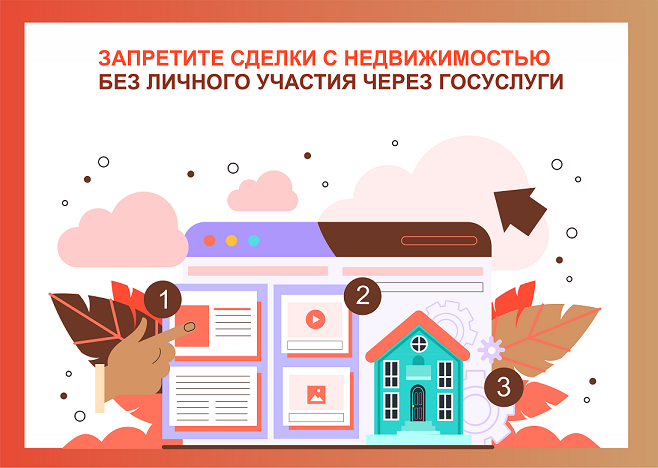 Госуслуги на страже вашей недвижимости: запретите сделки без участия собственника онлайн!. Госуслуги на страже вашей недвижимости: запретите сделки без участия собственника онлайн!.